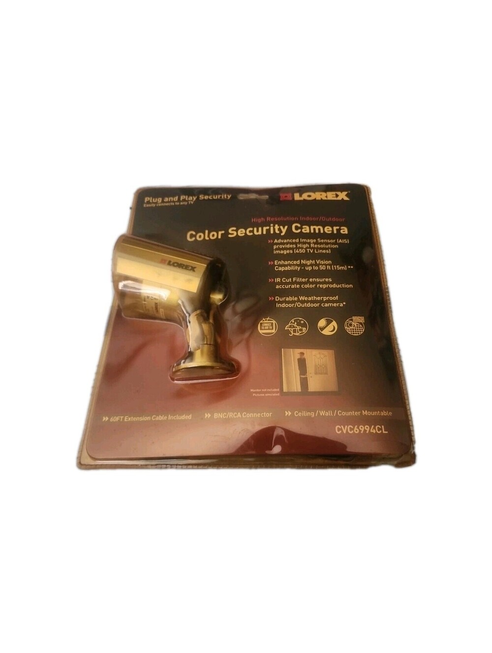 Lorex Camera Weatherproof High Resolution New CVC6994CL